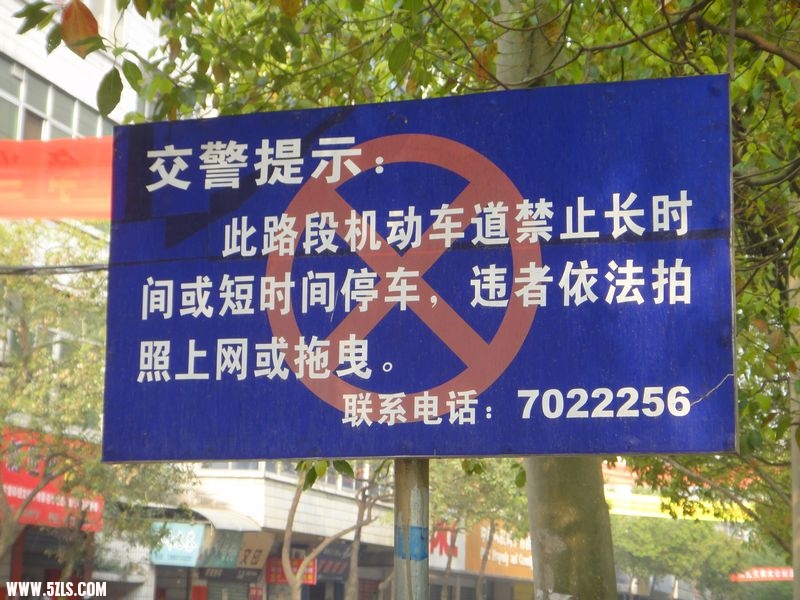 看不懂的交警提示